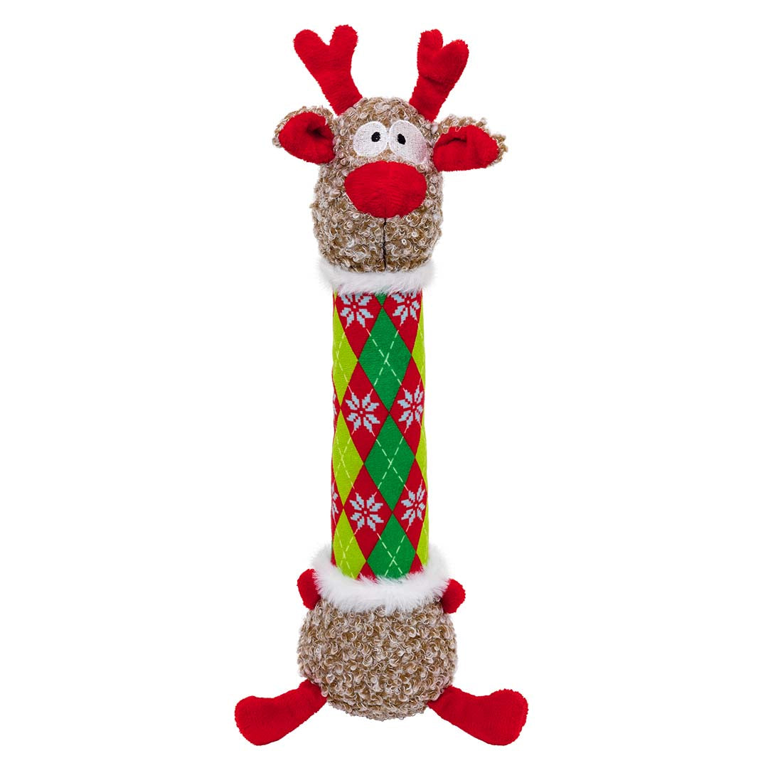 Kong Holiday Shakerz Argyle Reindeer