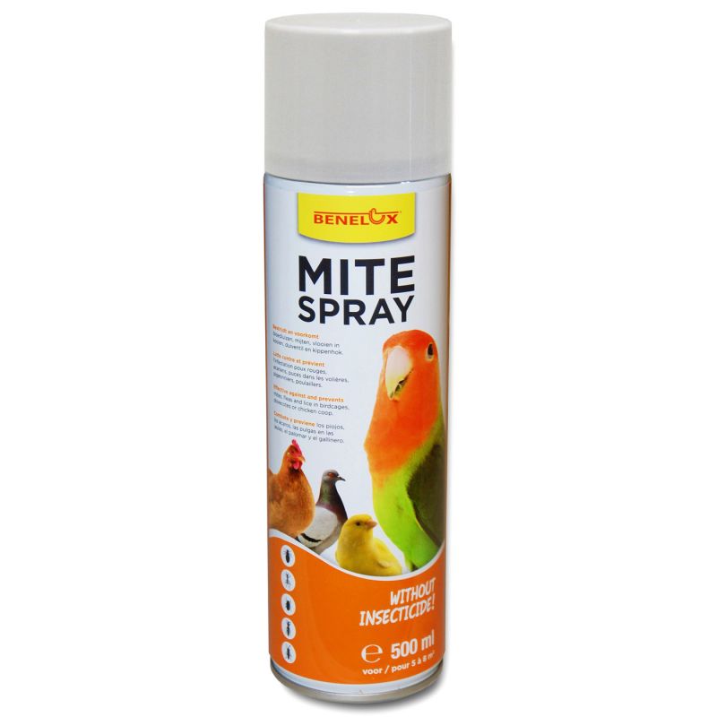 Benelux Pesticide Free Bird Mite Spray 500ml