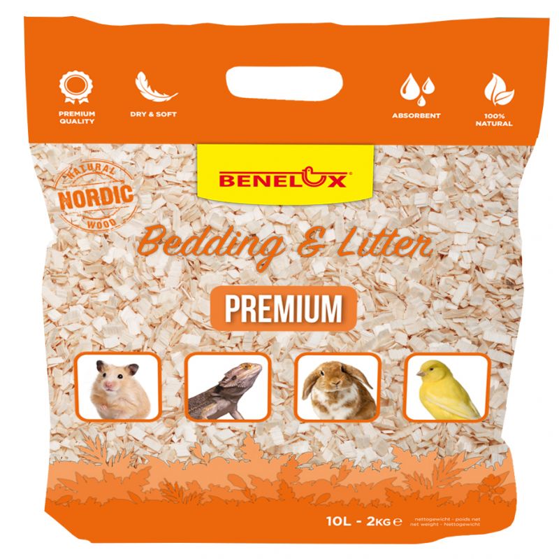 Benelux Coarse Grain Aspen Bedding 10L