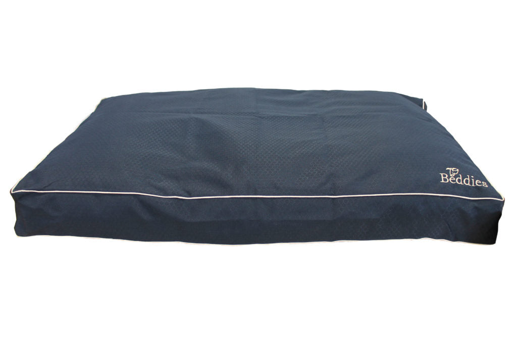 Beddies Waterproof Mattress Navy & Beige Medium 100x70x10cm