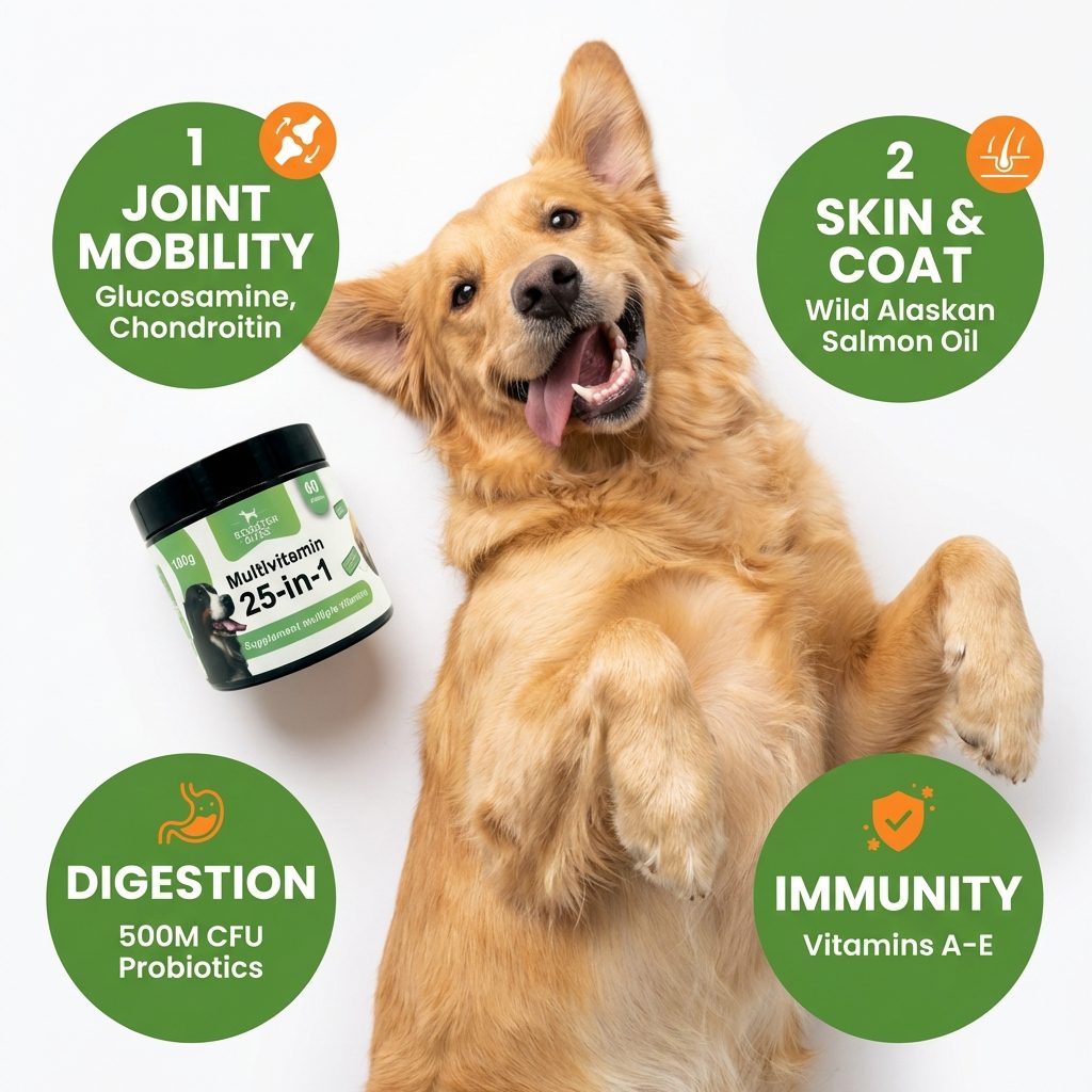 Booster Bites 25-in-1 Multivitamin Dog Treats x60