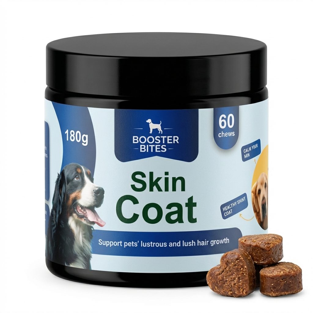 Booster Bites Skin and Coat Dog Treats x60