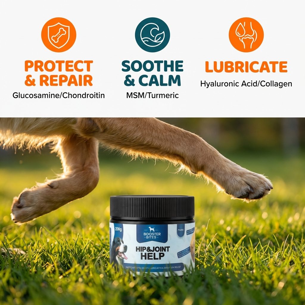 Booster Bites Hip & Joint Support Powder
