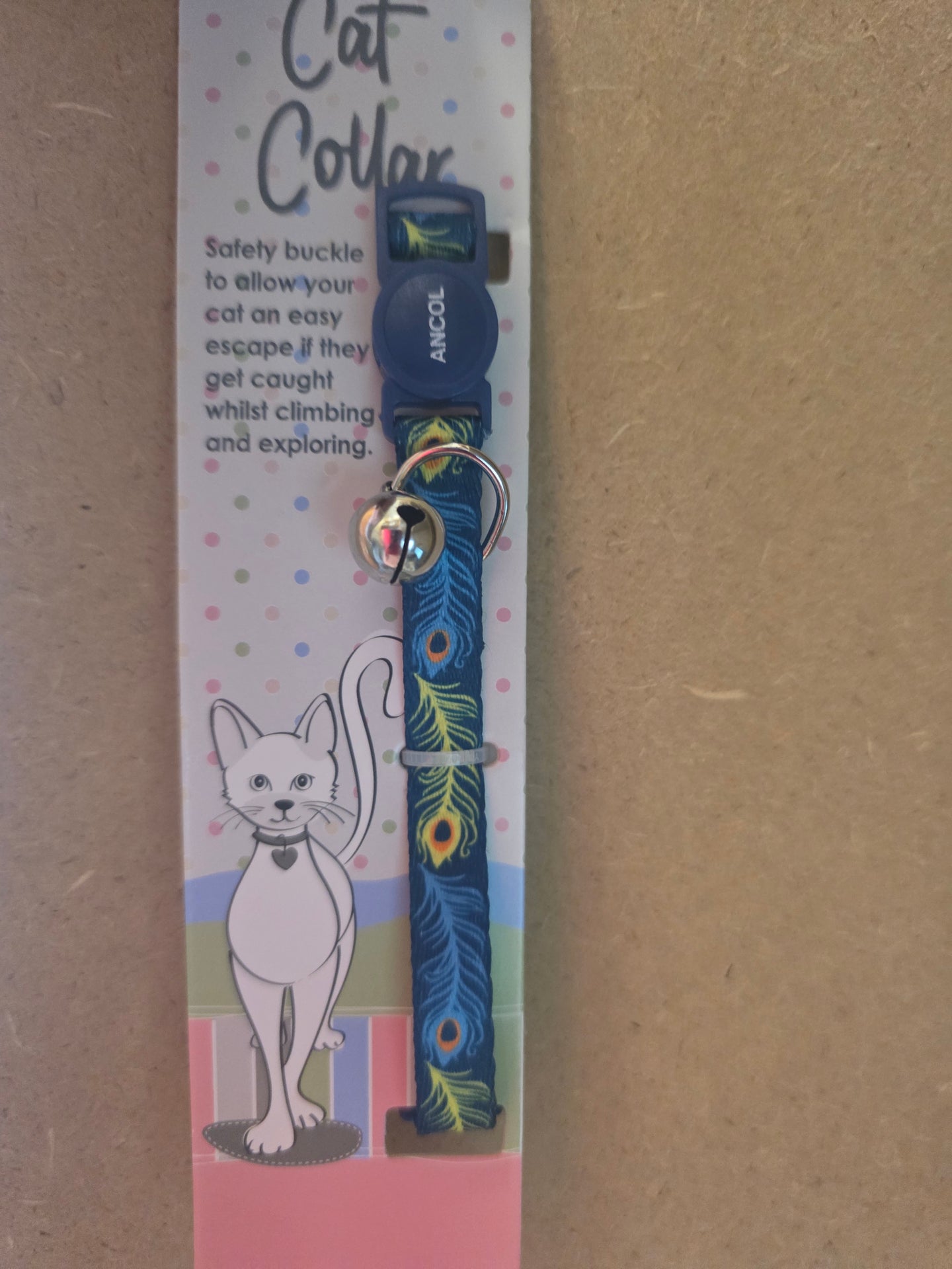 Ancol Peacock Cat Collar
