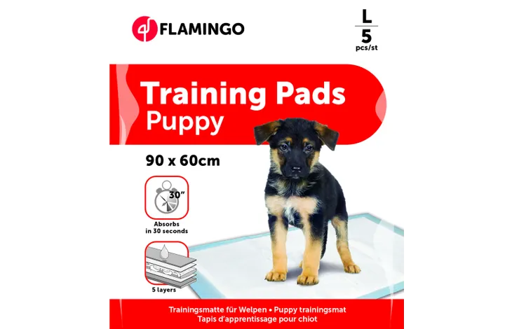 Flamingo Training Pads Large 90x60cm x5