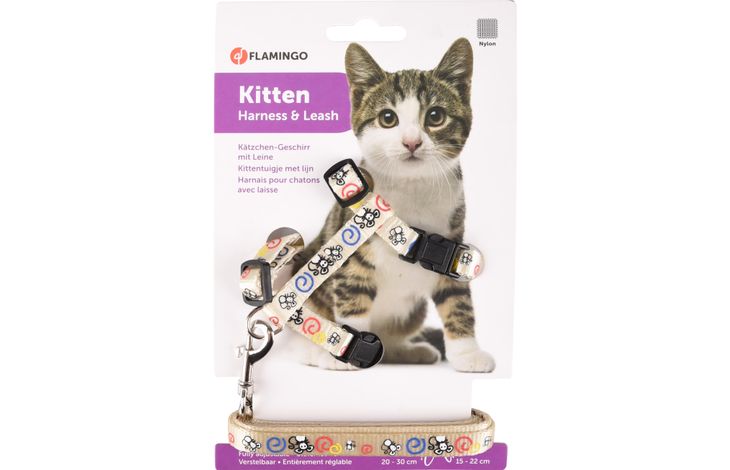 Fl Kitten Harness & Lead