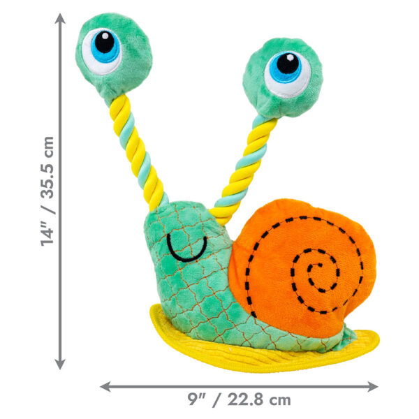 Kong Bendeez Snail Large Dog Toy