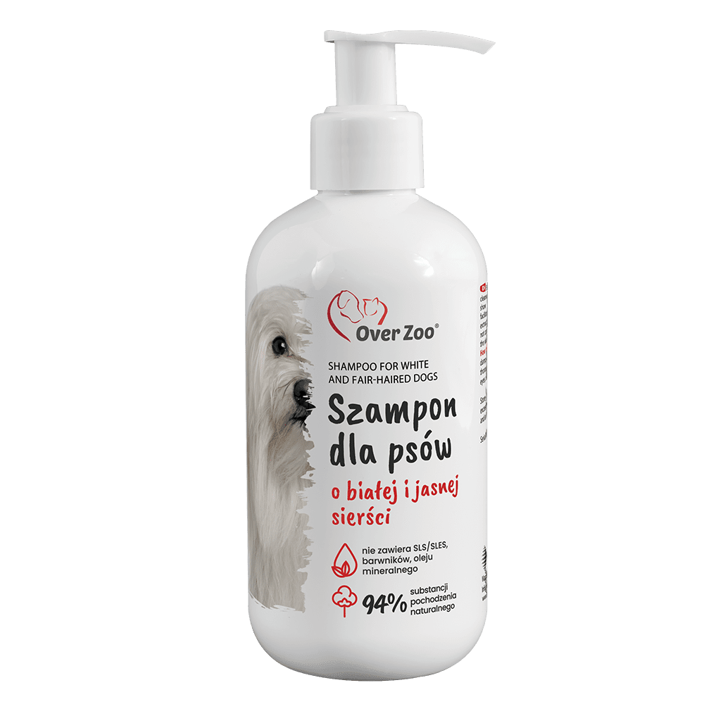 Over Zoo White & Fair-Haired Dog Shampoo 250ml