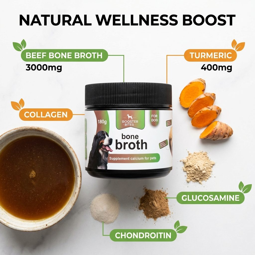Booster Bites Bone Broth Powdered Supplement – Joint Care Powerhouse 180g