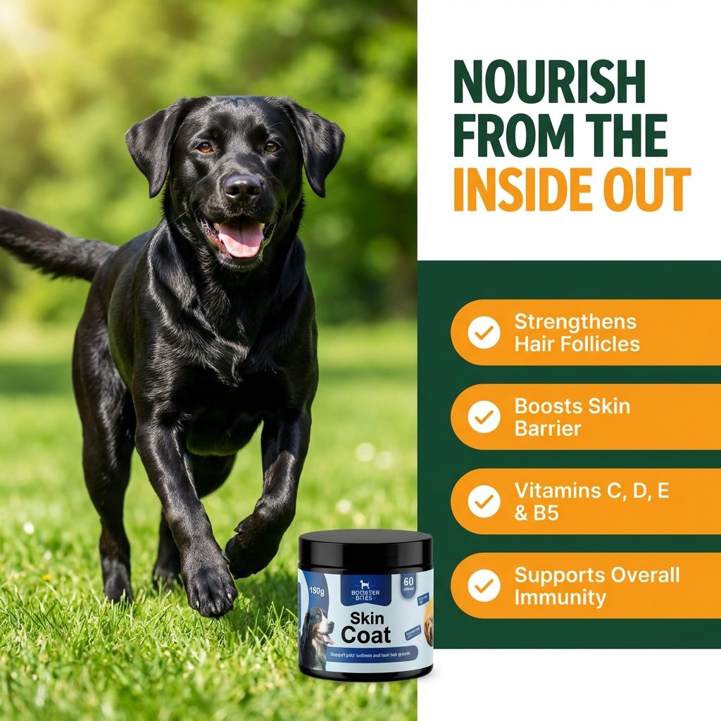 Booster Bites Skin and Coat Dog Treats x60
