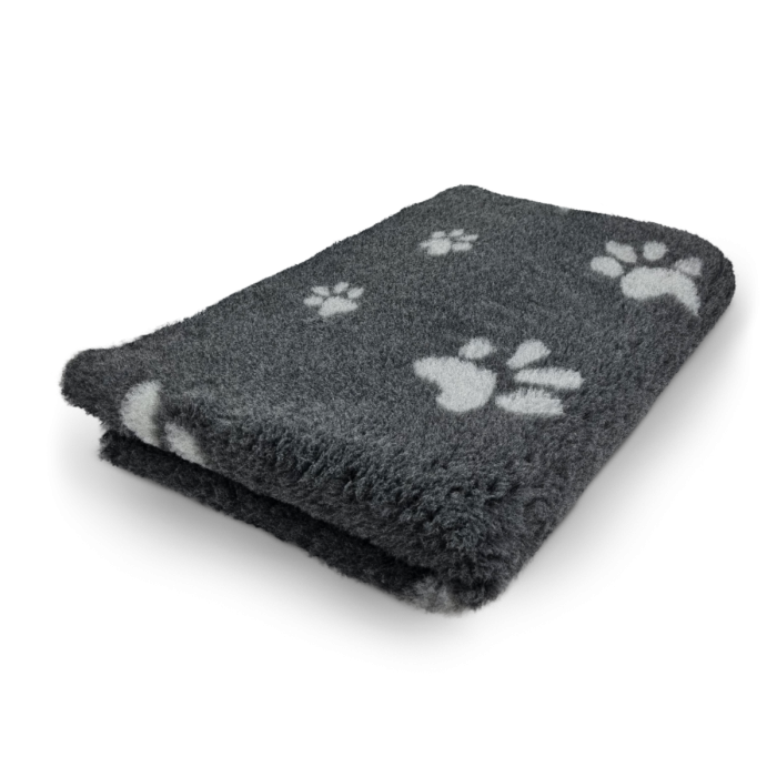 VetBed Anthracite Grey Paws