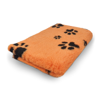 VetBed Orange with Black Paws