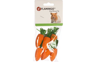 Flamingo Carrot Hamster Chew Toys x6 Pack