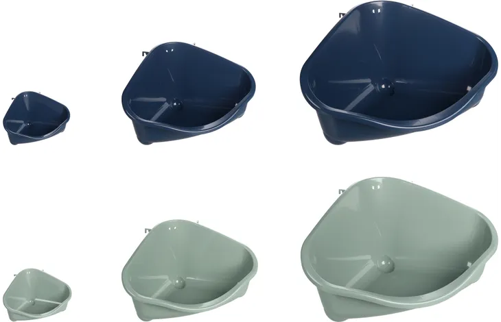 Flamingo Small Pet Corner Litter Tray 34cm