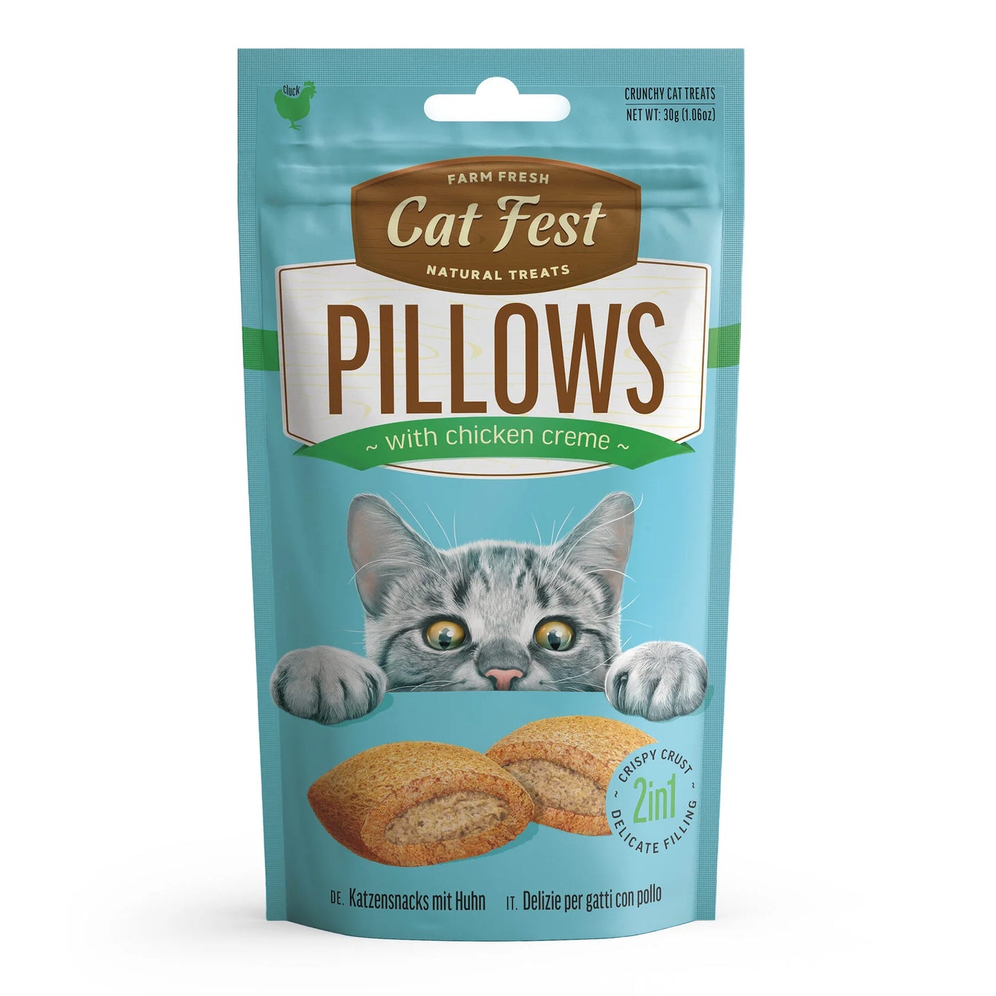 CatFest Farm Fresh Pillows with Chicken Creme 30g