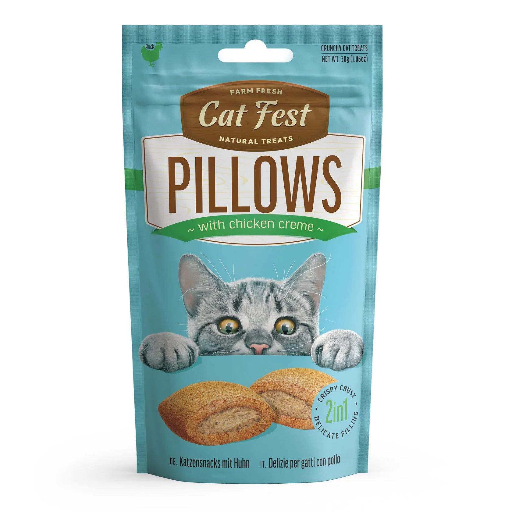 CatFest Farm Fresh Pillows with Chicken Creme 30g