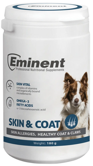 Eminent Skin and Coat Supplement for Dogs 180g
