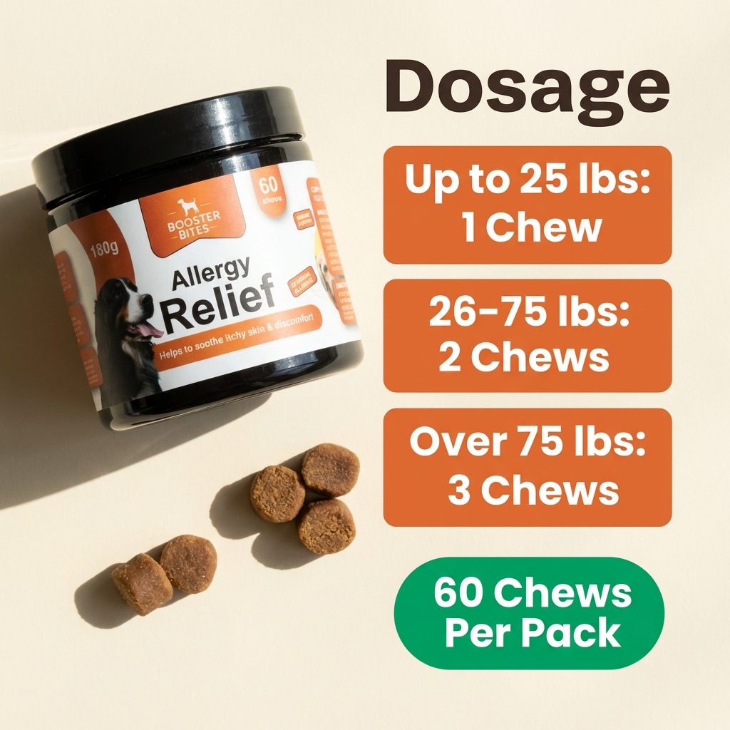 Booster Bites Allergy Relief Dog Treats x60