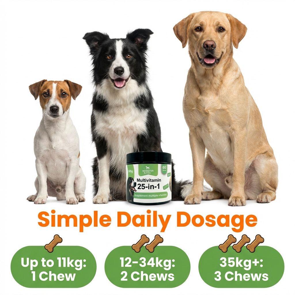 Booster Bites 25-in-1 Multivitamin Dog Treats x60