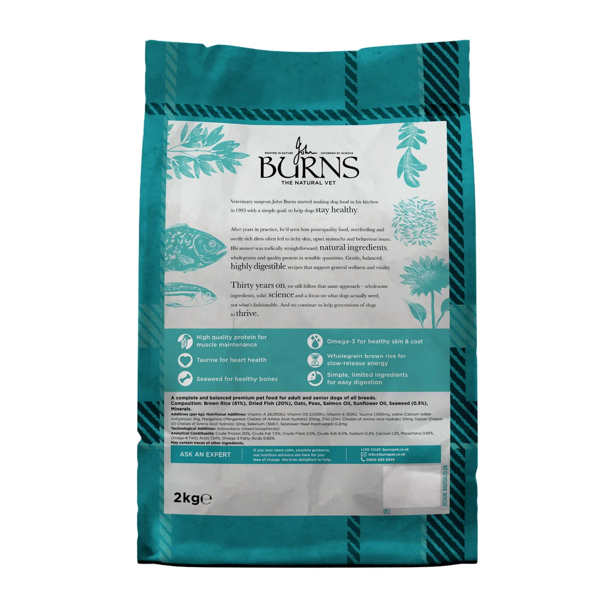Burns Original Fish & Brown Rice