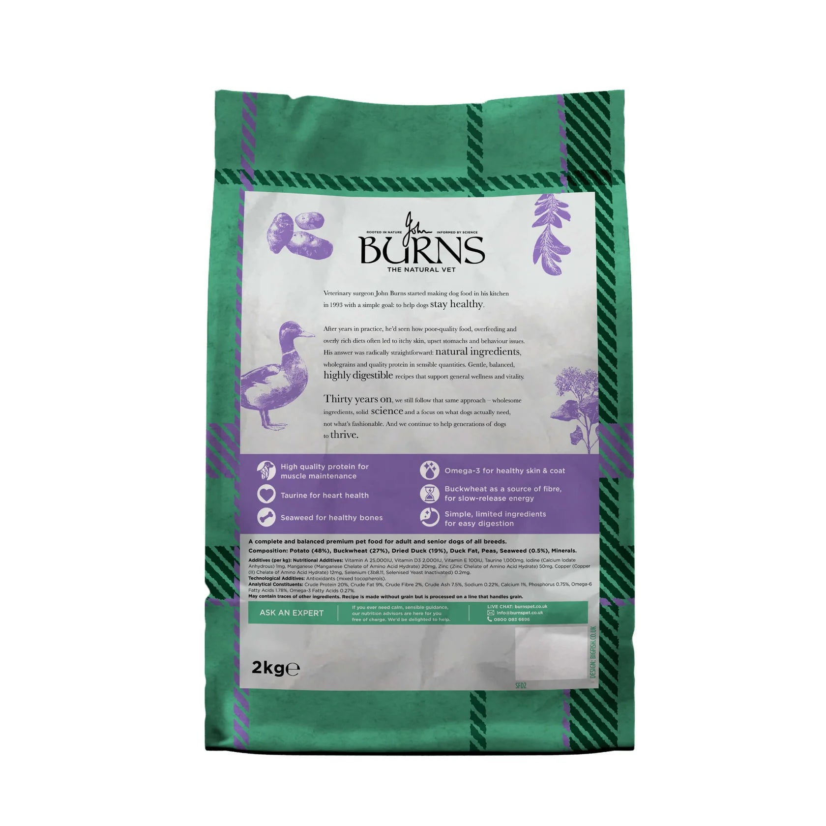 Burns Sensitive Grain Free Duck & Potato