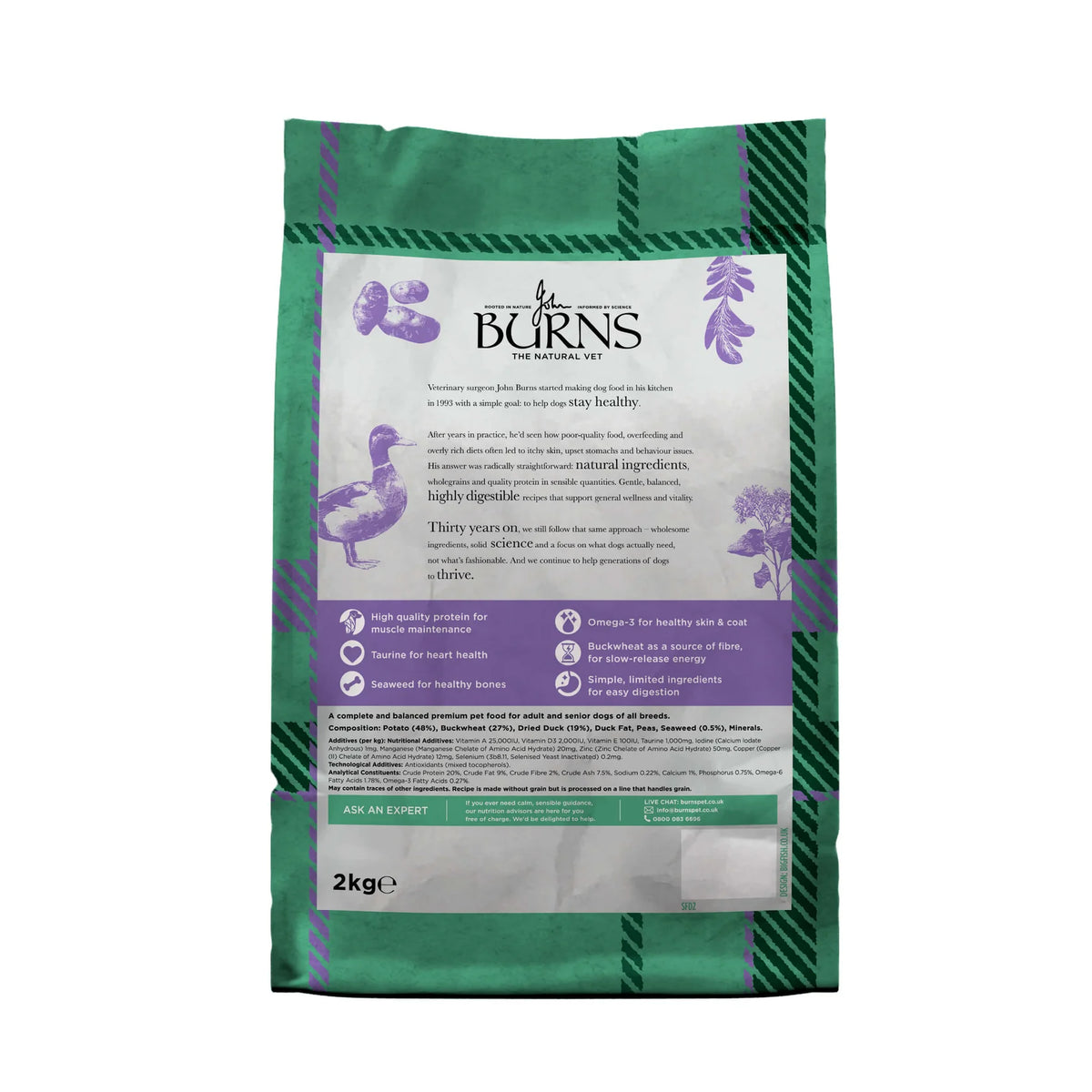 Burns Sensitive Grain Free Duck & Potato