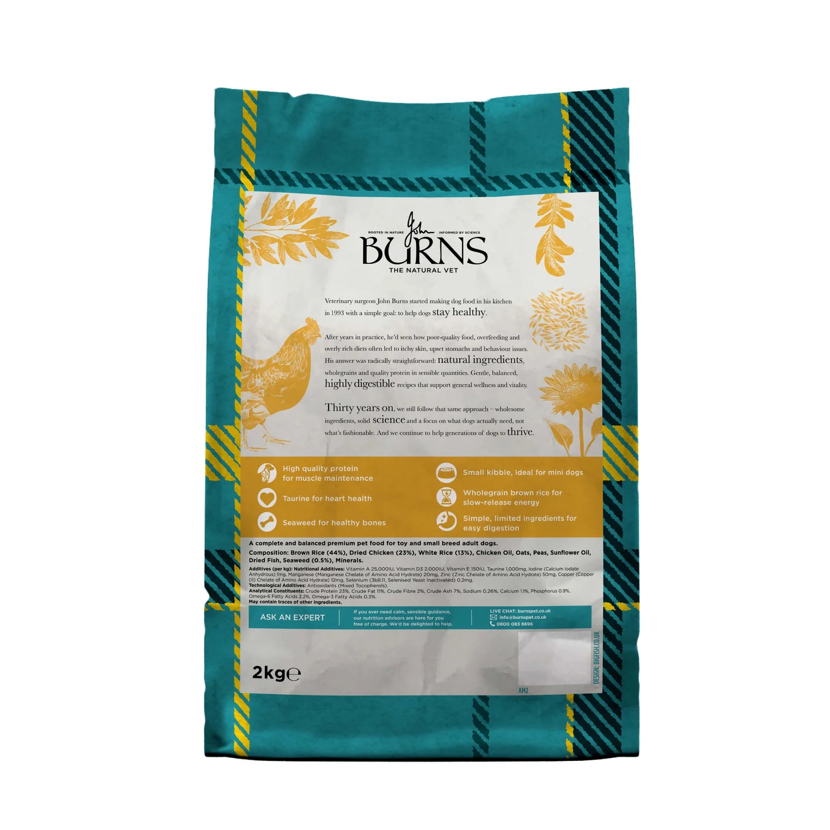 Burns Original Toy & Small Breed Chicken & Rice