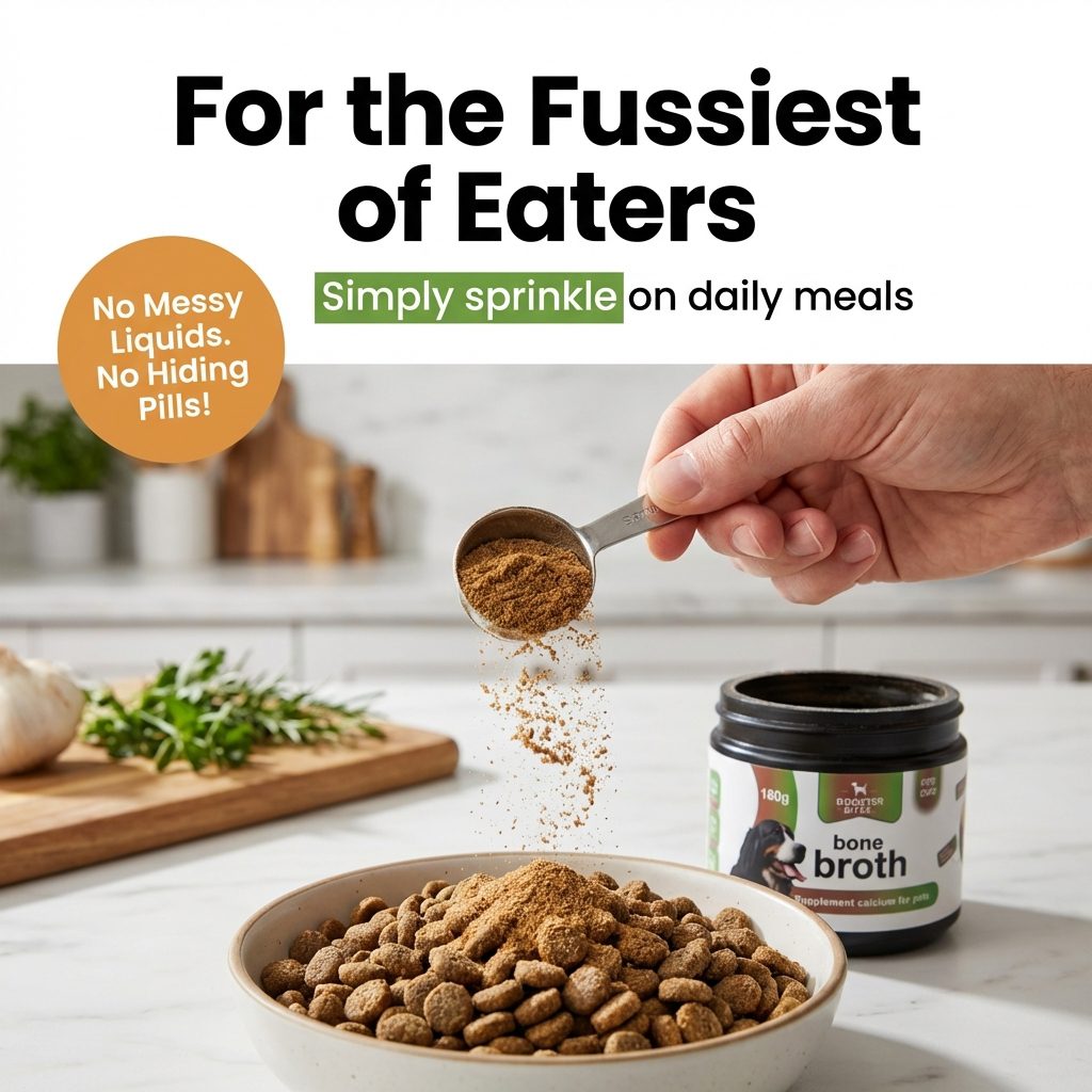 Booster Bites Bone Broth Powdered Supplement – Joint Care Powerhouse 180g