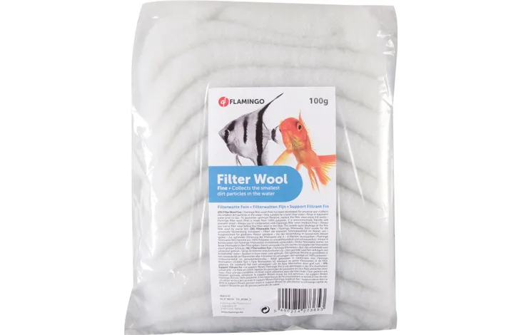 Flamingo Aquarium Filter Wool 100g