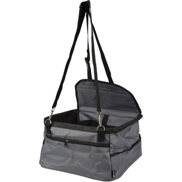 Dog Car Seat - Foldable Dog Basket for the Car - 41x36x25cm - Black