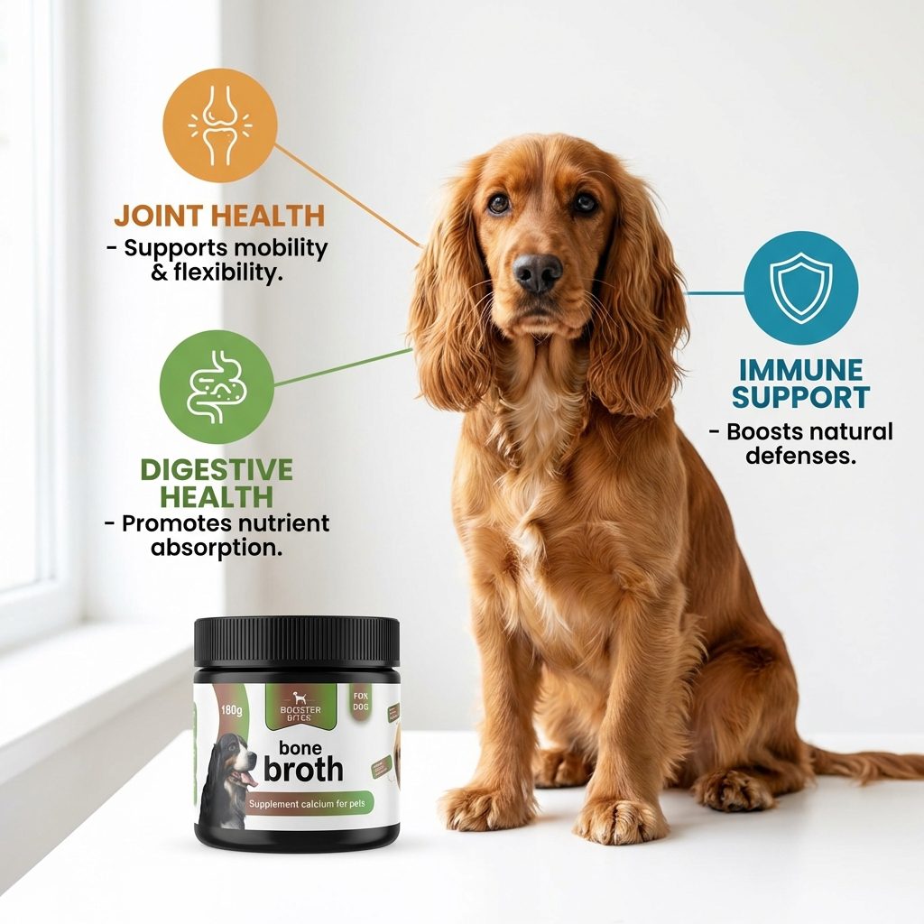 Booster Bites Bone Broth Powdered Supplement – Joint Care Powerhouse 180g