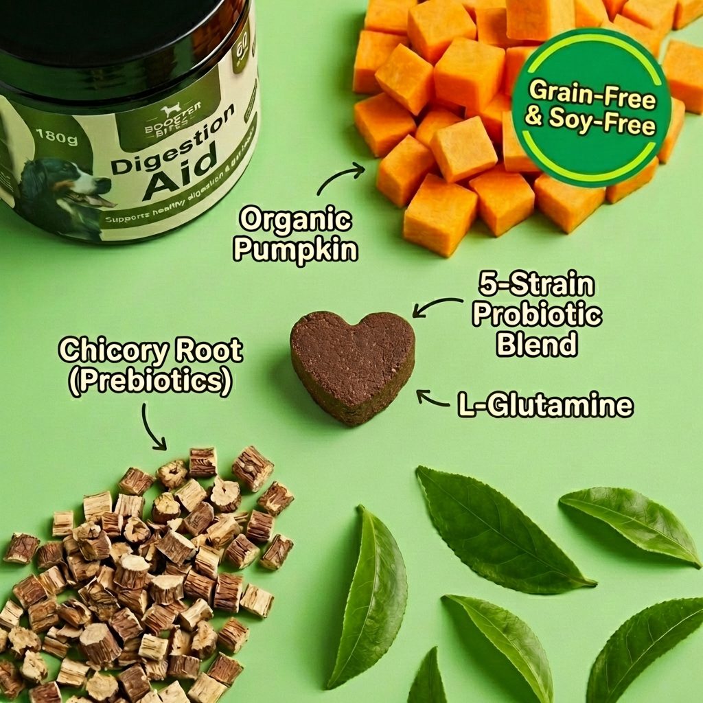 Booster Bites Digestion Aid Dog Treats x60