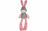Flamingo Rabbit Dog Toy Long Legs 50cm