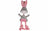Flamingo Rabbit Dog Toy with Rope Legs 42cm