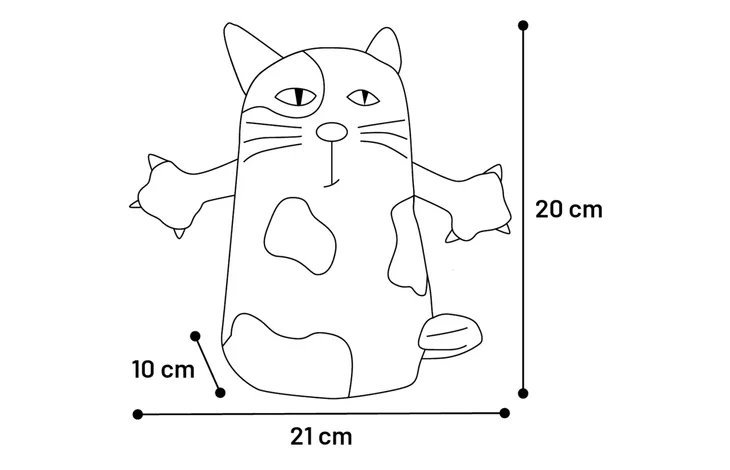 Flamingo Fat Cat Dog Plush