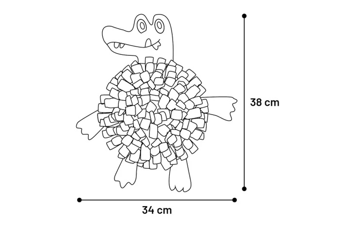 Flamingo Snuffle Mat Crocodile