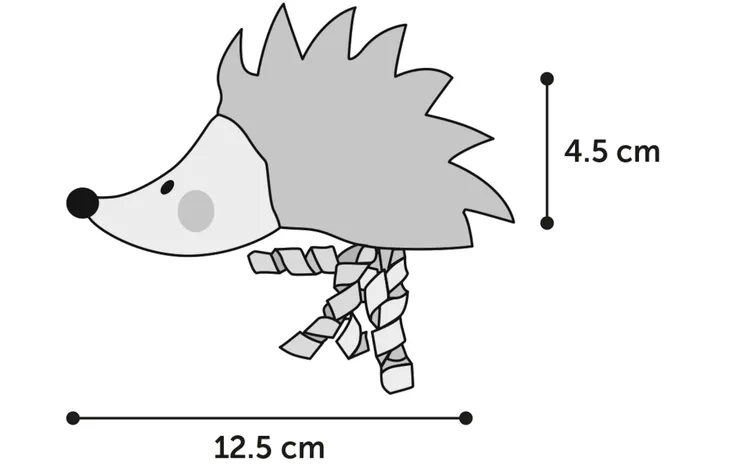 Flamingo Glitter Hedgehog