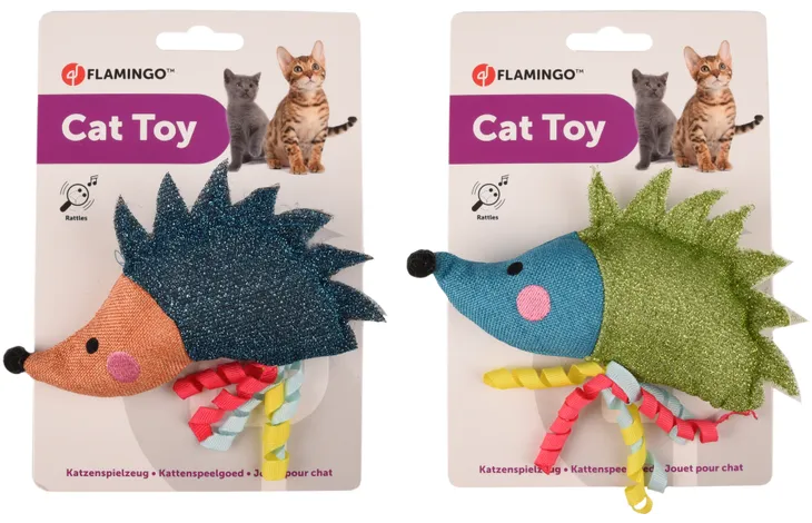 Flamingo Glitter Hedgehog