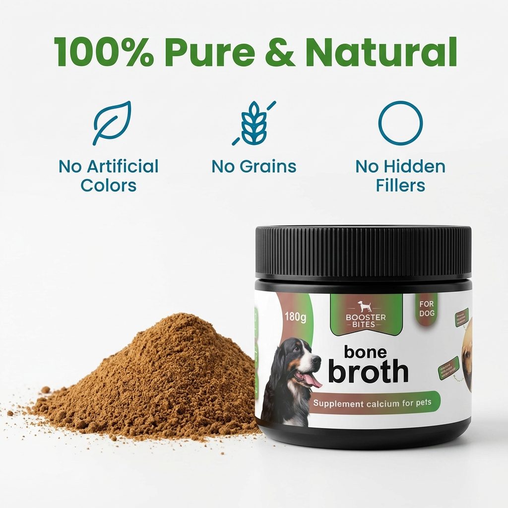 Booster Bites Bone Broth Powdered Supplement – Joint Care Powerhouse 180g
