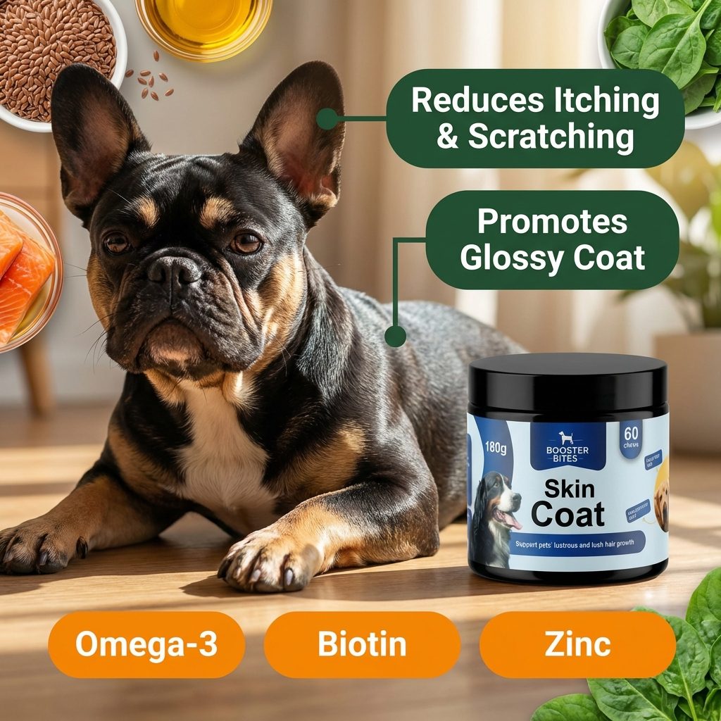 Booster Bites Skin and Coat Dog Treats x60