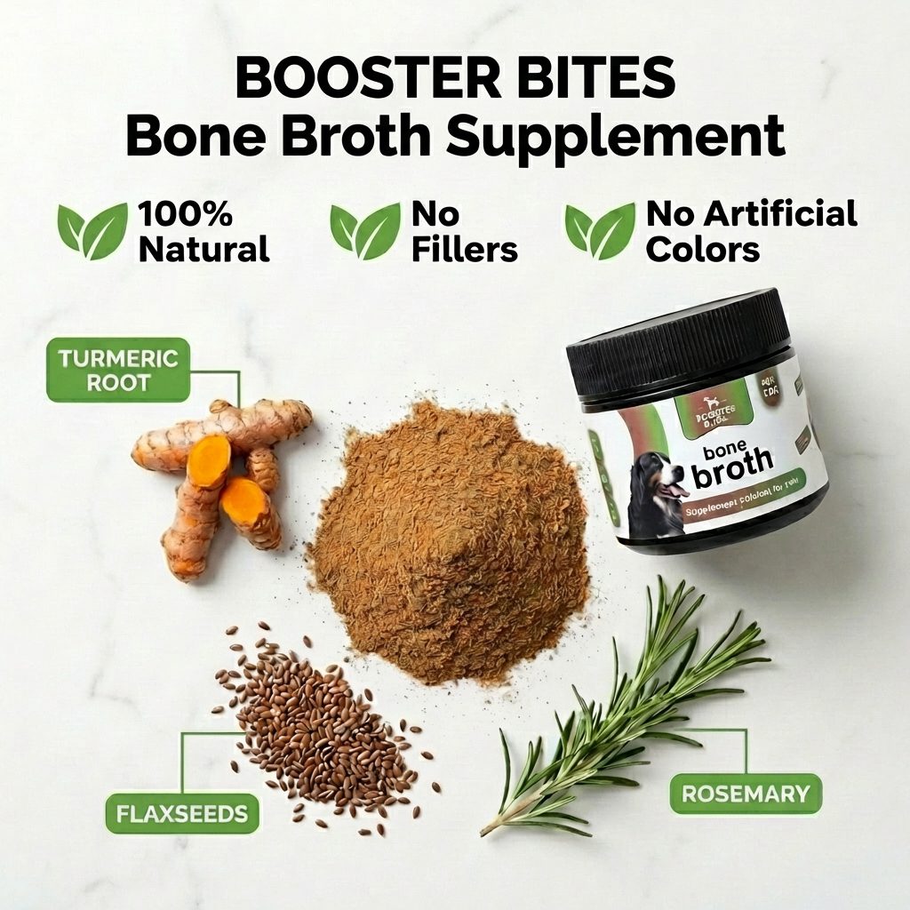 Booster Bites Bone Broth Powdered Supplement – Joint Care Powerhouse 180g