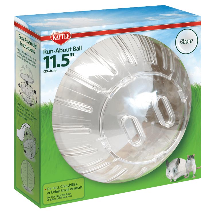 Kaytee Giant Runabout Ball 11.5" Clear