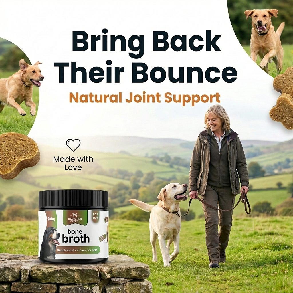 Booster Bites Bone Broth Powdered Supplement – Joint Care Powerhouse 180g