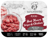 Barkin Bistro | Beef Heart, Tripe & Chicken 400g