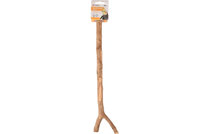 Flamingo Y Shape Natural Wooden Bird Perch 40cm
