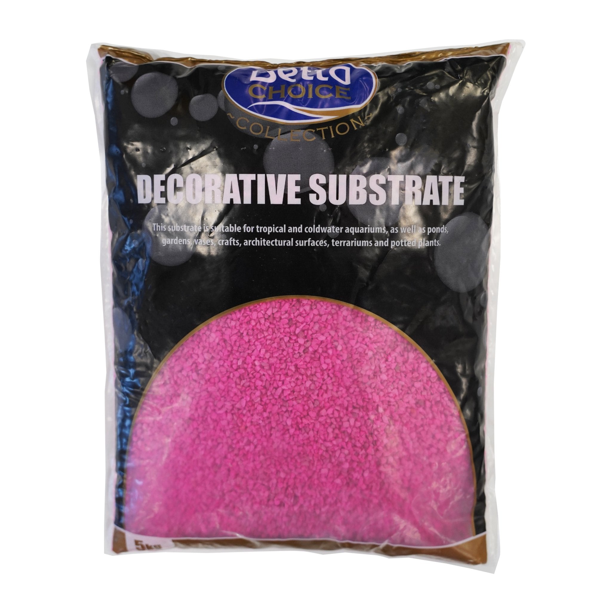Betta Choice Vivid Pink Aquarium Stones 5kg