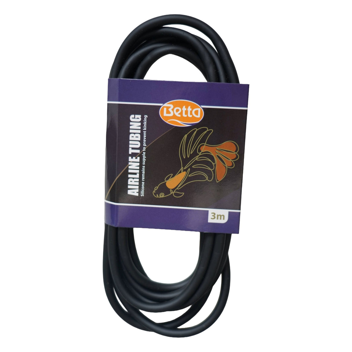 Betta Black Airline Tubing 3m
