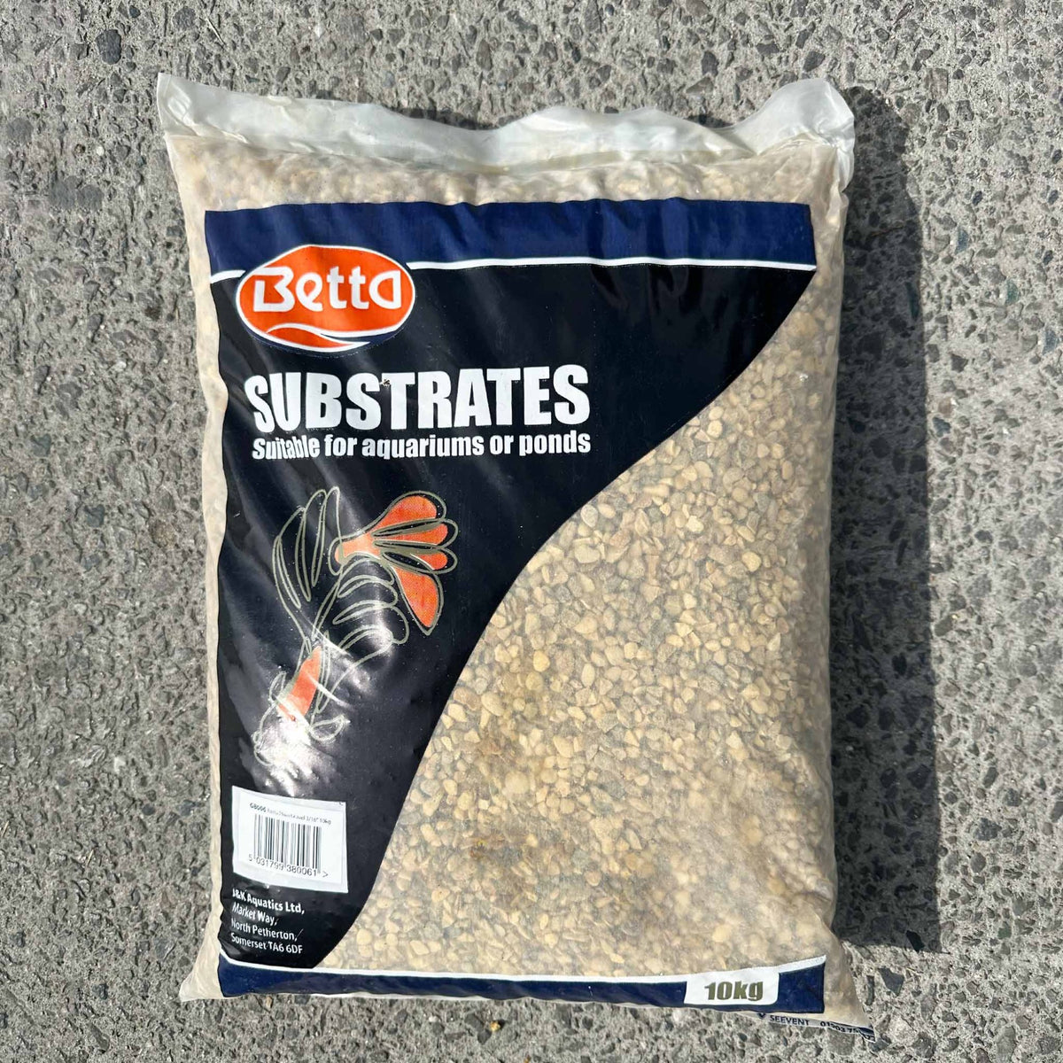 Betta Plain Aquarium Gravel 1/2" 10kg