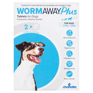 Wormaway Plus Worming Tablets for Dogs up to 20kg x2