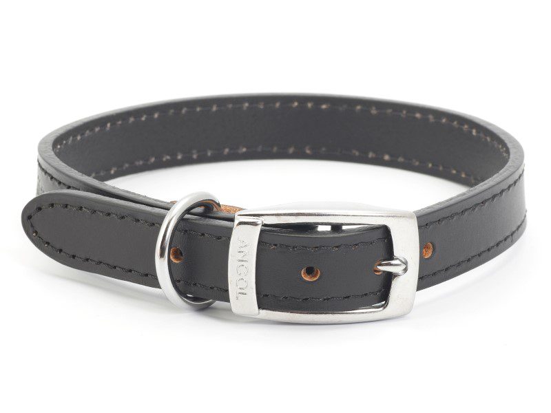 Ancol Heritage Leather Collars Black